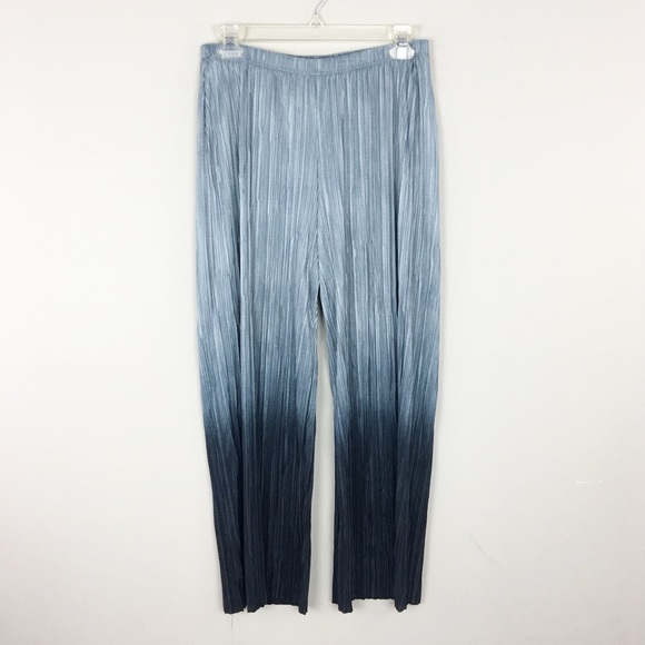 Three Dots Pants - Three Dots | Blue Silver Gradient Pants - E31